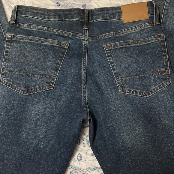 NWOT Men’s Aero Jeans Skinny Size 32x34 - Picture 4 of 10